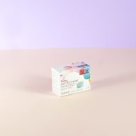  Intim szivacs tampon, Asha - Beppy, Soft+Comfort, 3 cm, 2 db, síkosítatlan, zsinór nélküli, puha és rugalmas, 8 órás védelem, szex közben is viselhető