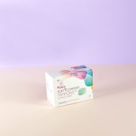   Intim szivacs tampon, Asha - Beppy, Soft+Comfort Extra Soft, 8 db, 3 cm, zsinór nélküli, nem síkosított, akár 8 órás védelem