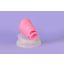 Újrahasználható tampon, Asha - Beppy, Beppy Hollow Tampon, 5,4 cm, 3,3 cm átmérő, 15 ml, rózsaszín, orvosi szilikon, hipoallergén