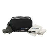   Péniszpumpa tisztító és tároló készlet, Bathmate, Cleaning Kit, 25 x 10 cm, fekete-szürke, tisztítókefe, szivacsfejek, törlőkendők, tárolótáska