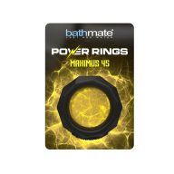   Péniszgyűrű, Bathmate, Power Ring Maximus 45, 4,5–4,9 cm átmérő, fekete, bőrbarát szilikon, rugalmas, tartós, vízbázisú síkosítóval használható
