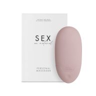   Masszírozó vibrátor, Bijoux Indiscrets, Vibrating Personal Massager, 6-10 cm, lila, akkumulátoros, vízálló, szilikon, 3 sebesség, 7 pulzációs mód