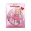 Közös szett, Bijoux Indiscrets, Bubblegum Play Kit, 100 ml + 30 ml + 13 ml, melegítő masszázsolaj, csókolható gél és orál ajakfény, pároknak