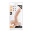 Dildó, Blush, Dr. Skin 4 inch Mini Cock, 10 cm, testszínű, realisztikus, herékkel, tapadókorongos, vízálló, TPE, kezdőknek
