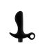 Prosztata masszírozó, Blush, Anal Adventures Prostate Massager 01, 6–10 cm, fekete, szilikon, akkumulátoros, vibrátoros, 5 mód, kezdőknek