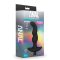 Prosztata masszírozó, Blush, Anal Adventures Prostate Massager 03, 11–15 cm, fekete, vibrátoros, akkumulátoros, szilikon, 5 mód, 5 sebesség