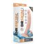 Dildó, Blush, Dr. Skin Self Lubricating, 19 cm, testszínű, élethű, erezetes, tapadókorongos, önsíkosító, TPE, vízálló