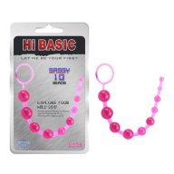   Anál golyósor, Chisa Novelties, Sassy Anal Beads, 26-30 cm, rózsaszín, 10 golyós, vízálló, PVC, hajlékony, uniszex