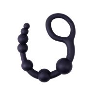   Anál golyósor, Loverzzz, Power Boyfriend Beads, 36-40 cm, 7 golyós, max. 4,9 cm átmérő, fekete, orvosi szilikon, vízálló, rugalmas, uniszex