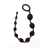  Anál golyósor, Chisa Novelties, Playful Beads, 36–40 cm, 2,5–2,9 cm átmérő, fekete, orvosi szilikon, uniszex, ajándék síkosító és tisztító