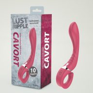   G-pont vibrátor, Chisa Novelties, Cavort, 16-20 cm, rózsaszín, szilikon, akkumulátoros, fröccsenésálló (IPX6), gyűrűs fogantyú