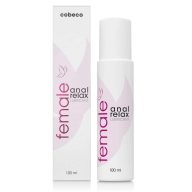   Vízbázisú síkosító, Cobeco, FEMALE Anal Relax, 100 ml, áttetsző, enyhén hűsítő, relaxáló hatású, anális élményekhez, óvszerbarát, nőknek