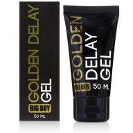   Magömlés késleltető gél, Cobeco, Big Boy Golden Delay Gel, 50 ml, natúr, frissítő, enyhén hűsítő, gyorsan felszívódó, tápláló, férfiaknak