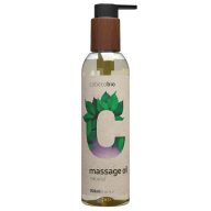   Masszázsolaj, Cobeco, Bio Natural Massage Oil, 150 ml, natúr, vegán, parfümmentes, természetes összetevők, bőrbarát, könnyen siklik