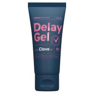   Késleltető gél, Cobeco, Clove Delay Gel, 60 ml, natúr, hűsítő, szegfűszegolajos, korai magömlés késleltetésére, tápláló hatású, férfiaknak