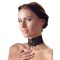 Csipke choker nyakpánt, Cottelli Collection, Choker Lace, 31-35 cm, fekete, széles, állítható, csipkés, fűzős, poliészter