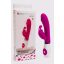 G-pont vibrátor, Pretty Love, Gene, 20,5 cm, lila, kétmotoros, 30 mód, nyuszi csiklóizgatóval, vízálló, szilikon, elemes