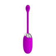  Mini vibrátor, Pretty Love, Brook, 11-15 cm, lila, bőrbarát szilikon, flexibilis, akkumulátoros, vízálló, kihúzószárral, kezdőknek ideális