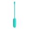 Mini vibrátor, Pretty Love, Joyce, 16-20 cm, türkiz, szilikon, akkumulátoros, vízálló, 12 rezgési mód, memória funkció, biztonságos kihúzózsinórral