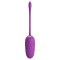 Mini vibrátor, Pretty Love, Marina Purple I, 6-10 cm, lila, akkumulátoros, vízálló, bordázott, bőrbarát ABS, 12 rezgési mód, kihúzózsinóros