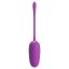 Mini vibrátor, Pretty Love, Marina Purple I, 6-10 cm, lila, akkumulátoros, vízálló, bordázott, bőrbarát ABS, 12 rezgési mód, kihúzózsinóros