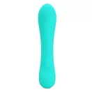 G-pont vibrátor, Pretty Love, Matt, 16-20 cm, zöld, akkumulátoros, vízálló, szilikon, 12 funkciós, memóriafunkciós, csiklóizgatós, hajlékony