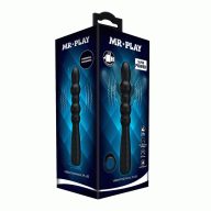   Anál plug, Loverzzz, Mr. Play Super Power IV, 16–20 cm, 2,5–2,9 cm, fekete, 12 mód, memóriafunkció, vízálló, akkumulátoros, szilikon, ergonomikus