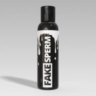  Vízbázisú síkosító, Fake Sperm, Fake Sperm, 250 ml, fehér, gél állagú, natúr, bőrbarát, könnyen lemosható, nem hagy foltot, latexbarát, realisztikus