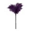 Tollas cirógató, Guilty Pleasure, Small Feather Tickler, 26-30 cm, lila, puha toll, könnyű, érzéki előjátékhoz és fetish játékokhoz