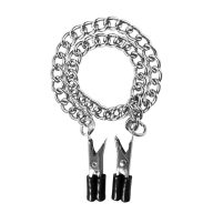   Mellcsipesz, Guilty Pleasure, GP Nipple Erectors, 3,6–4 cm, ezüst, fém, mellbimbóra helyezhető, szorítós, erotikus, BDSM/fetish