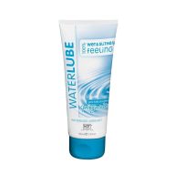   Vízbázisú síkosító, Hot, WaterLube Sensitive, 100 ml, natúr, alpesi forrásvízzel, érzékeny bőrre, illat- és színezékmentes, könnyen lemosható