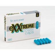   Vágyfokozó kapszula, Hot, eXXtreme Power Caps Man, 5 darab, férfiaknak, stimuláló, koffeintartalmú, guaranás, kardamomos, étrend-kiegészítő