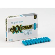   Potencianövelő kapszula férfiaknak, HOT, eXXtreme Power Caps Man, 10 darab, natúr, stimuláló, guaranával és kardamommal, étrend-kiegészítő