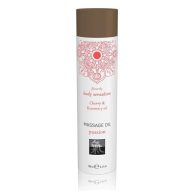   Masszázsolaj, Shiatsu, Passion – Cseresznye & Rozmaring, 100 ml, selymes, illatos, friss illatú, érzéki, pároknak