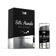  Szilikonbázisú síkosító, Intt, Silk Hands Airless Bottle, 15 ml, natúr, hosszantartó, óvszerbarát, víz alatt is használható, airless pumpás, dobozos