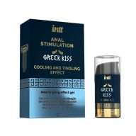   Anál relax gél, Intt, Greek Kiss Anal Stimulation, 15 ml, natúr, hűsítő, bizsergető, záróizom-lazító, airless pumpás flakon