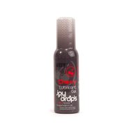   Vízbázisú síkosító, JoyDrops, Cherry Lubricant Gel, 100 ml, áttetsző, cseresznye ízű és illatos, óvszer- és latexbarát, szexjáték-kompatibilis