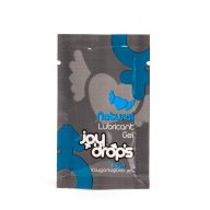   Vízbázisú síkosító gél, JoyDrops, Natural Lubricant Gel, 5 ml, tasak, natúr, hipoallergén, óvszerbarát, könnyen lemosható, nem hagy foltot