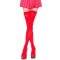 Térd fölötti harisnya, Leg Avenue, Nylon Over The Knee, One Size, piros, rugalmas nylon (poliamid), szexi, kényelmes viselet