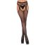 Harisnyatartós necc harisnya, Leg Avenue, Fishnet Suspender Hose, One Size, fekete, poliamid, szexi, rugalmas