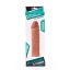 Péniszköpeny, Lovetoy, Pleasure X-Tender #2, 16-20 cm, testszínű, TPE, vízálló, rugalmas, bordázott, késleltető