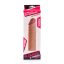 Péniszköpeny, Lovetoy, Pleasure X-Tender 3, 16–20 cm hossz, 3,5–3,9 cm átmérő, testszínű, vízálló, rugalmas TPE, texturált, aktus-hosszabbító