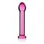 Üveg dildó, Lovetoy, Glass Romance Pink 1, 16-20 cm, rózsaszín, uniszex, hipoallergén, nem porózus, hűthető-fűthető, vízálló