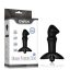 Prosztata vibrátor, Lovetoy, Anal Indulgence Collection Prostate Stud, 11-15 cm, fekete, bőrbarát szilikon, 10 funkciós, kúpos, elemes (1 x AAA)