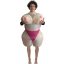 Felfújható jelmez, Lovetoy, Inflatable Erotic Toy, One Size, rózsaszín, nylon, humoros partikellék, elektromos fúvókával, 4 x AA elemmel működik