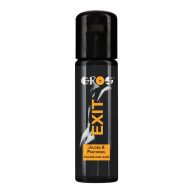   Szilikonbázisú anál síkosító, Eros, EXIT Silicone Anal Glide Jojoba & Panthenol, 100 ml, natúr, illatos, latex óvszerrel kompatibilis