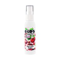   Ízesített testspray, Eros, Yummy Cherry Mint Breeze, 50 ml, cseresznye-menta aroma, bőrbarát, foltmentes, nem ragad, játékbarát