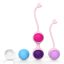 Gésa golyó szett, Mistress, Beautiful Kegel Balls I, 5 darab, 11–15 cm, 3–3,4 cm, 16–72 g, rózsaszín, ABS, vízálló, kegel edzéshez