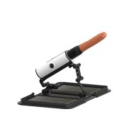   Szexgép, Mistress, Sex Machine IV, 11–15 cm dildó, 3,5–3,9 cm átmérő, testszínű, távirányítós (10 m), melegítő funkció, adapteres, PVC, 1 x CR2032