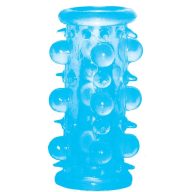   Péniszmandzsetta, Nmc, Lust Cluster, 6-10 cm, kék, vízálló, rugalmas TPR, stimuláló, erekciót támogató